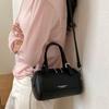 Mini Boston Bag s lychee vzorem Dámská taška přes rameno