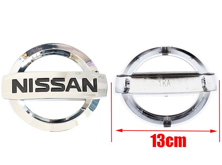 CGANEI1 1pcs 3D Nissan old ABS 13cm 14cm 15cm Car Front logo Front grill Car front hood Emblem sticker styling Accessories