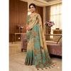 Soft Premium Handloom Fabric Digital Print With  Rich Pallu With Lace Border On Saree