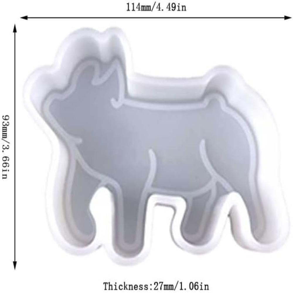 11.4*9.3*2.7 Cm Car Freshie Silicone Mould Silicone Pig Shape Silicone Mould Pendant