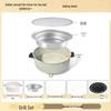 Oeny Portable Multi-functional Round Charcoal Grill