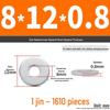 Extra Large Galvanized Metal Flat Washer - Thickened Round Screw Washer M6-M16