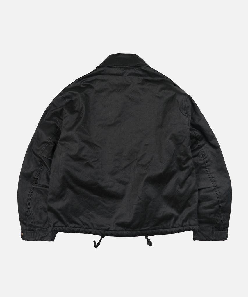 FRIZMWORKS Waxed Cotton Heritage Hunting Jacket _ Black