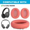 1 Pair Replacement Earmuffs Memory Foam Headset Ear Cushions Protein Leather Ear Cups Cover for Edifier W820NB Headphones