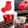 3-pack, Silicone Chocolate Melting Pot, Butter Sauce Milk Microwave Baking and Pouring Tool
