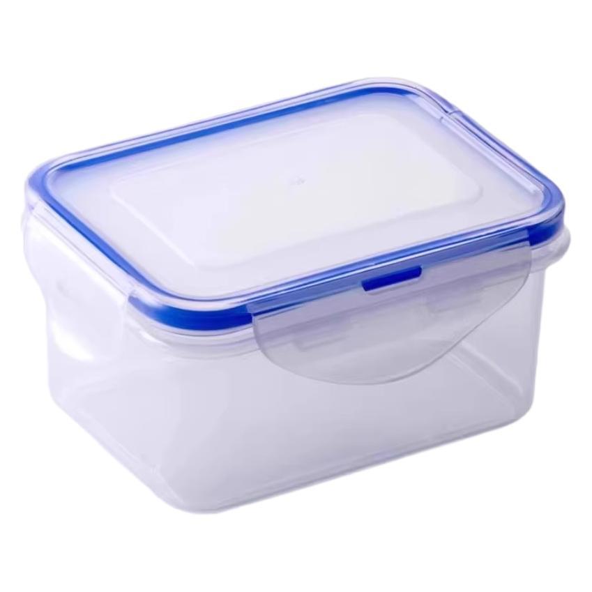 Kitchen Refrigerator Rectangular Thickened Microwave Heat-resistant Lunch Box Vegetables and Fruits Frozen Sealed Preservation Box