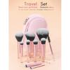 ELegant Makeup Brush Set 10pcs Professional Cosmetic Tools Multifunctional With Carrying Pouch For Beauty Enthusiasts