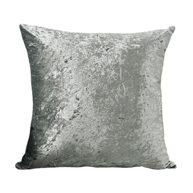 Мягкая и прочная бархатная наволочка для подушек для современного домашнего декора подходящая для современных домов желающих добавить изюминку 450450mm светло-серый 663₽