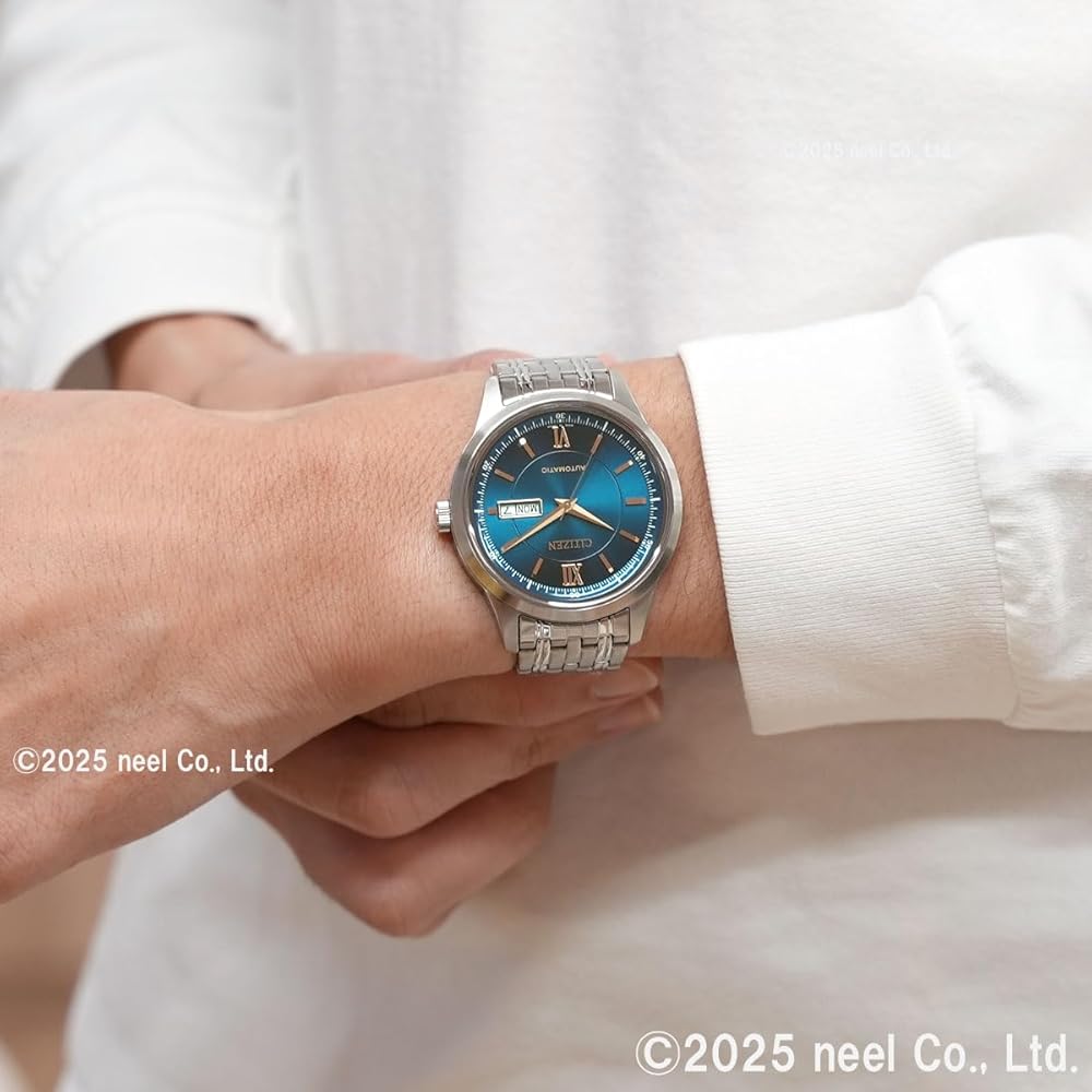 Citizen Collection NY4050-71L Mechanical Watch Sapphire Glass Day-Date See-Through Back