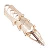 Mode Gotischer Rollenverbindungs-Rüstungs-Knöchel Metall Vollfingerring Silber Gold DIY-Ringe Für Mädchen Großhandel
