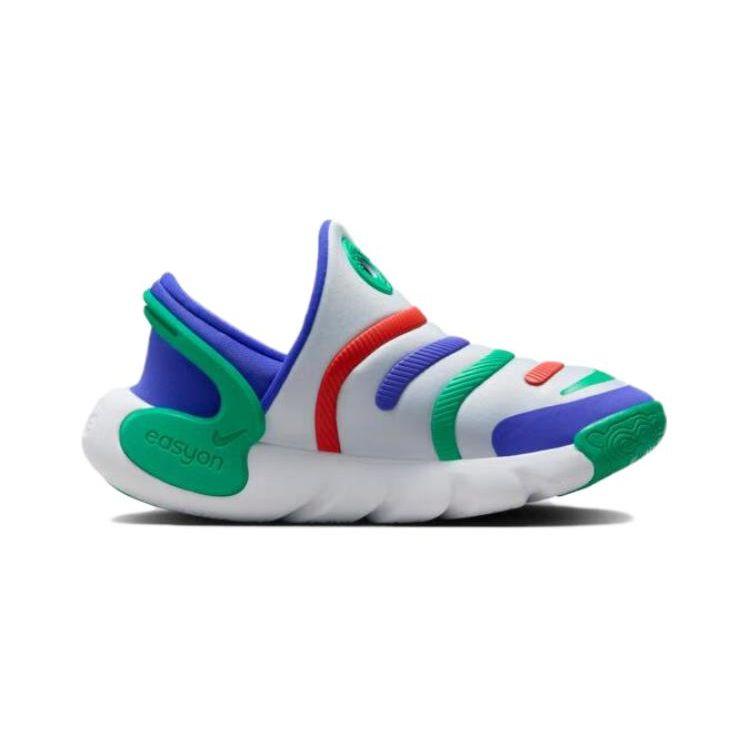 Nike Dynamo 2 EasyOn PS Grey Purple Green Red Kids Slip-On Shoes FD0553-002