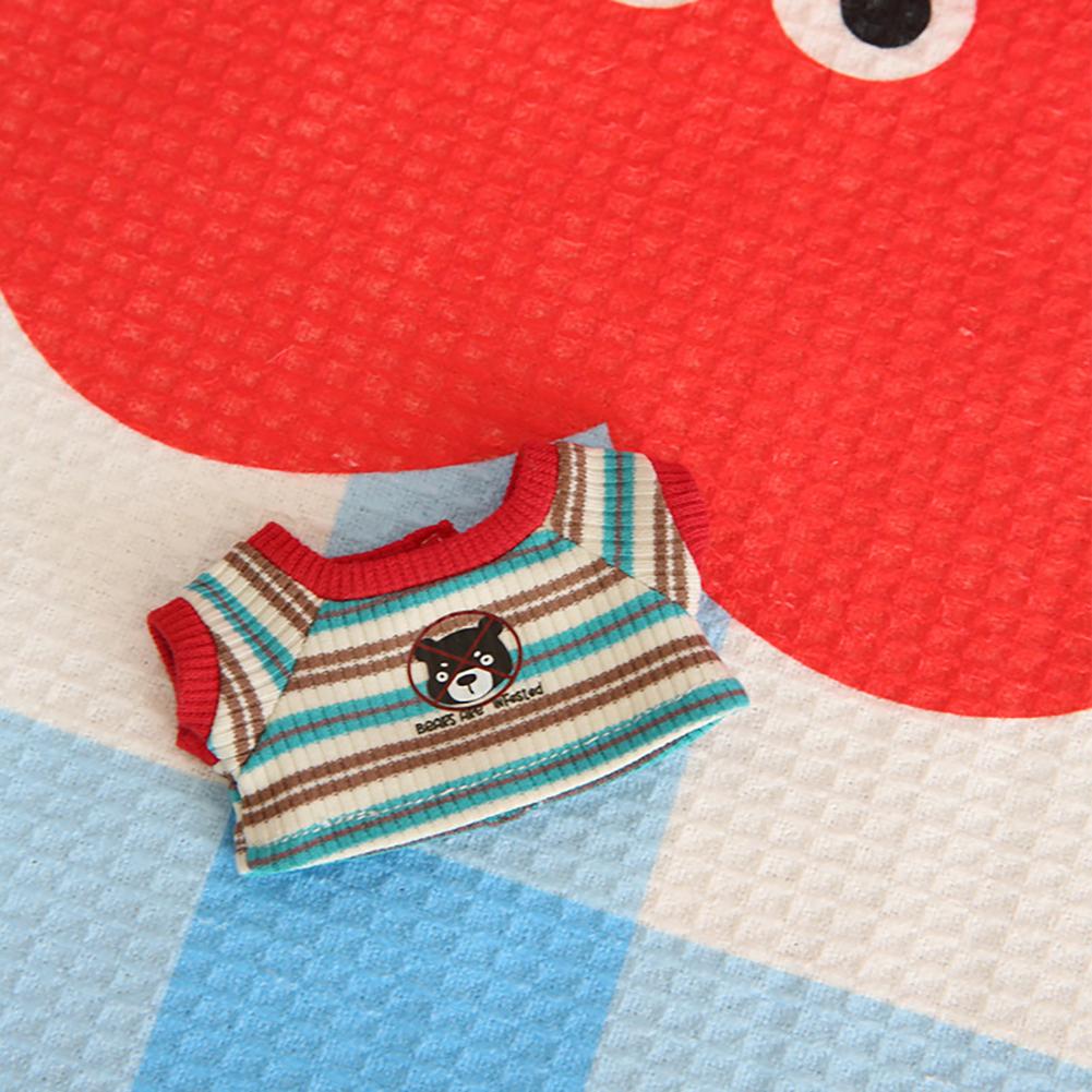 

Для 17см куклы Лабубу Одежда Модная одежда Красный комбинезон Одежда Цветовая гамма Рубашки Аксессуары для кукол Милое украшение Маленькая одежда 01