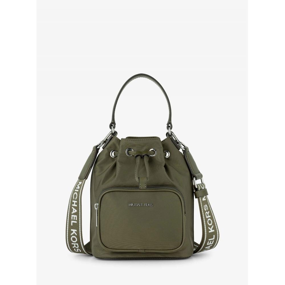 Michael Kors Khai Nylon Bucket Bag Small 35t5s5fm1c310 Olive