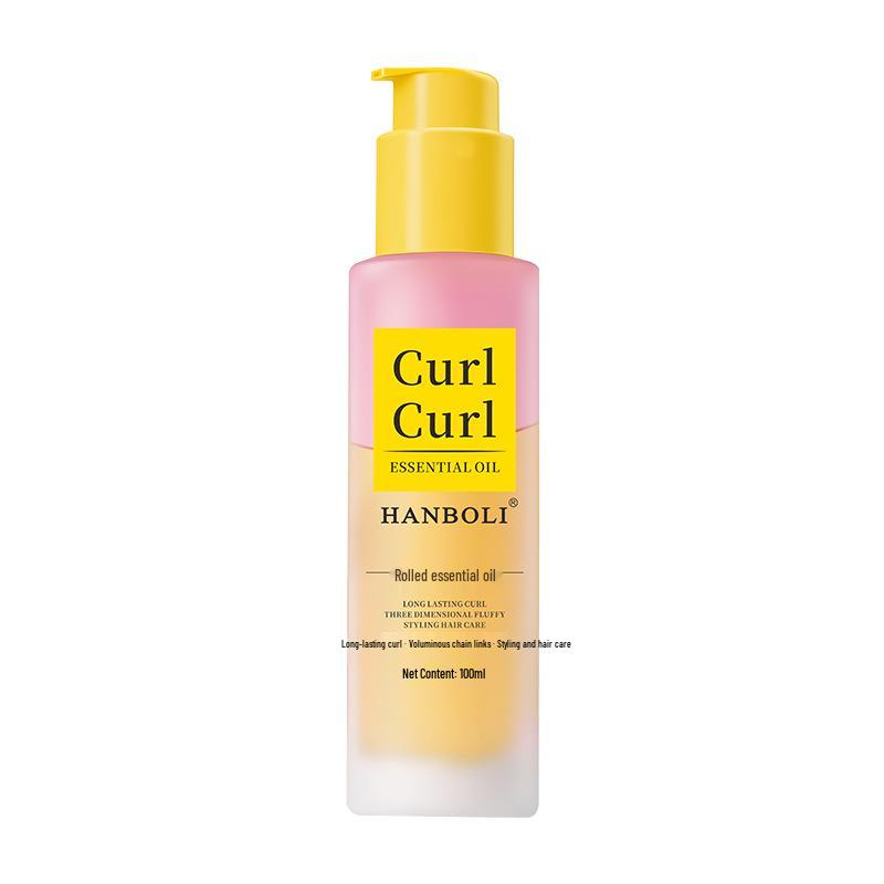 Han Bai Li Curl-Enhancing Essential Oil: Long-lasting Volume, Anti-Frizz, Smoothness, Shine, and Hydration for Curly Hair Styling