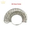 Professional Jewelry Tools Ring Gauge Mandrel Stick Finger Ruler Ring Sizer Measuring HK Size DIY Jewelry Size Sets Metal