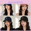Letter Embroidered Baseball Cap With Sun Protection For Women And Men Spring Summer Casual Style