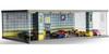 Kyosho ATLANTIC CASE Assembly Diorama Parking P2 Yellow Floor ATL30302N 1/64