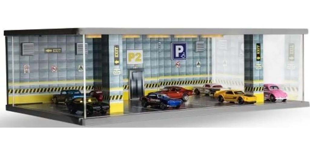 Kyosho ATLANTIC CASE Assembly Diorama Parking P2 Yellow Floor ATL30302N 1/64
