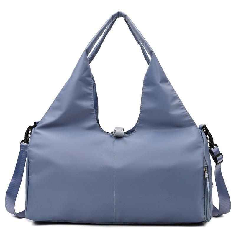 1PC short trip bag, women's yoga fitness bag, women's splash-proof independent shoe compartment shoulder bag, swimming training bag.