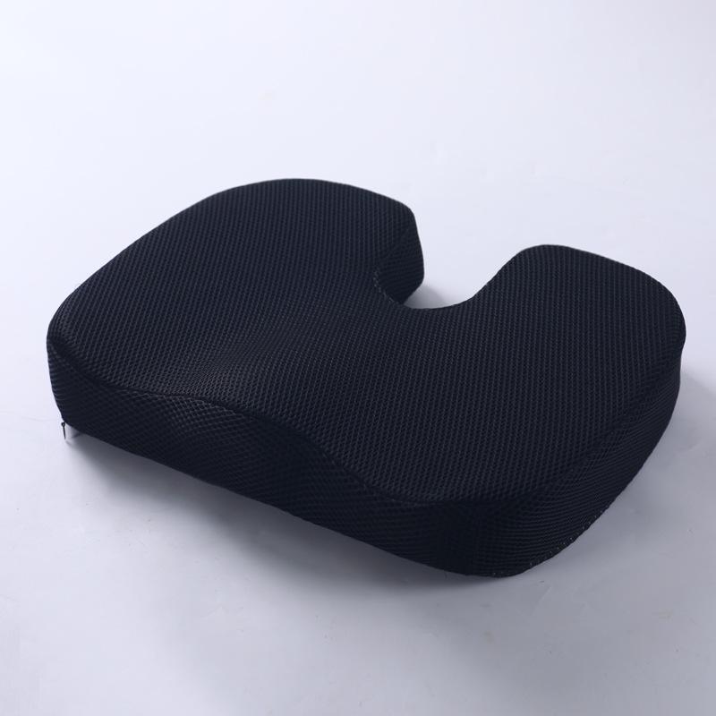 Andningsbar sittdyna i memoryskum för svanskotan för kontorsstol eller pall