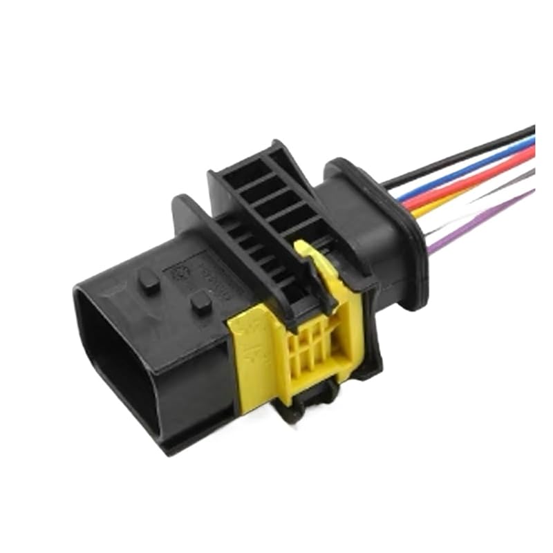 6 7 8 10Pin AMP TE Auto/Energy Sheath Electronic Connector Wiring Harness Plug 1-1418479-1 1564516 1-1703820-1(Yellow)
