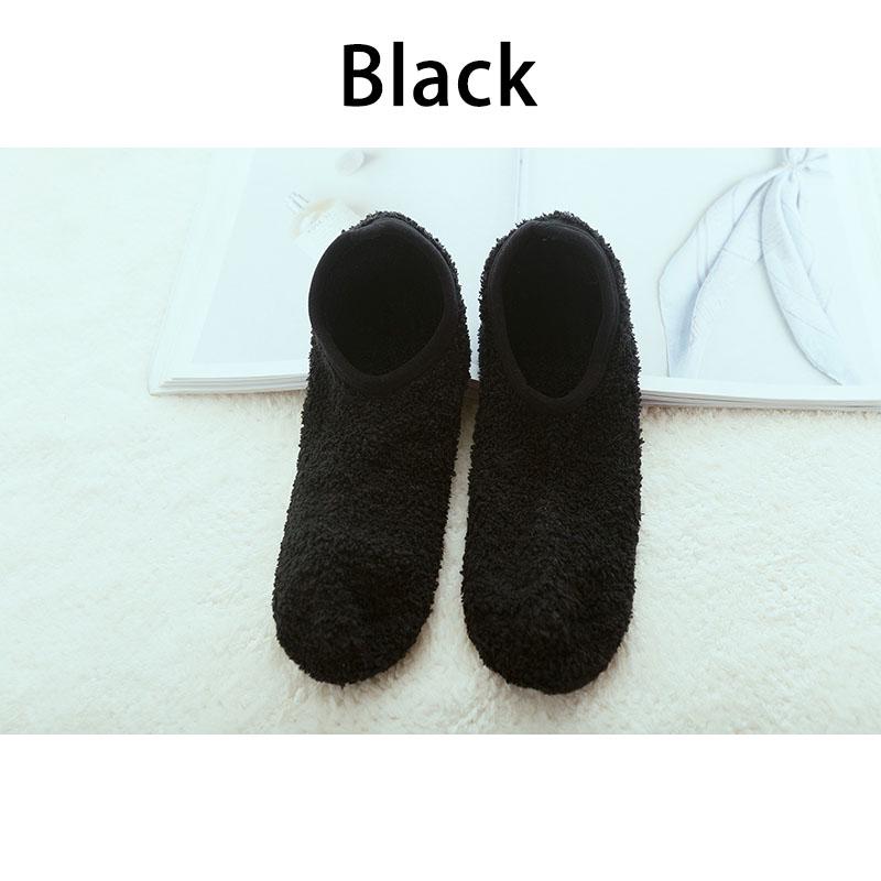 Chaussettes chaudes et épaisses en velours pour adultes, confortables, antidérapantes, pour Yoga, pour femmes, automne et hiver