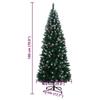 VidaXL Sapin de Noël artificiel 300 LED 180 cm, arbre de Noël, sapin de Noël réaliste, ornement de Noël, faux sapin de Noël, 3315750