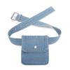 Denim Tasche Damen Umhängetasche Bauchtasche Pendler Crossbody Tasche