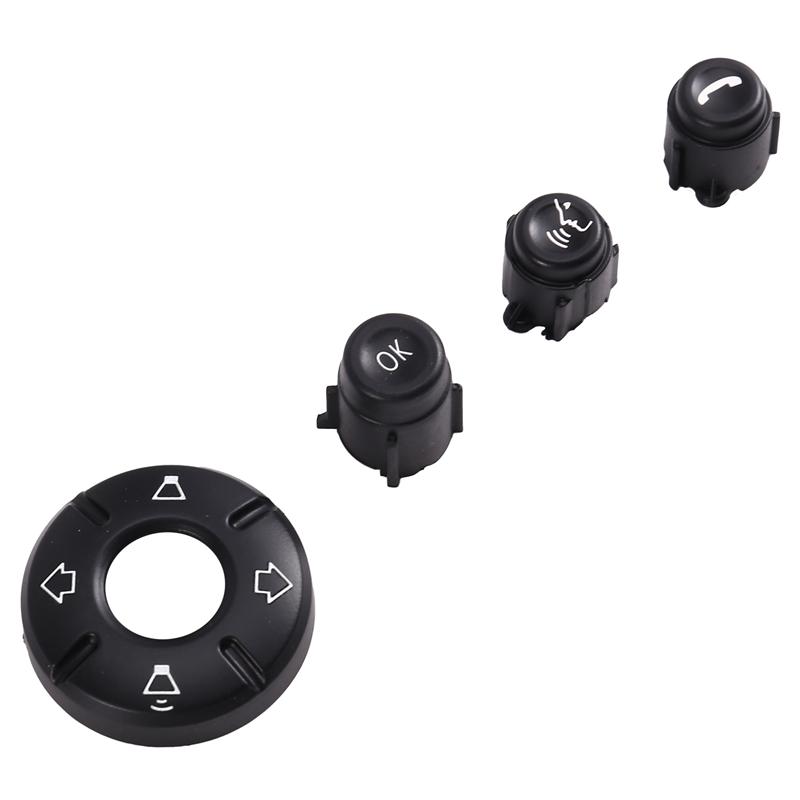 A58X-For MINI Cooper F60 F57 F56 F55 Steering Wheel Control Button Multifunction Lid 61319360507 61319360508 Car Accessories