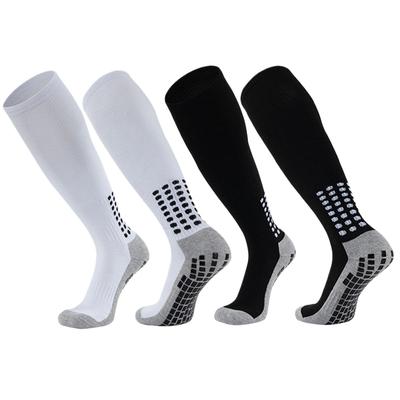 2Pairs Men Women Knee High Long Grip Socks for Men Women Sports Football Basketball Baseball Rugby Soccer