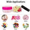 Wopanxye Set of 3ml Cream Cream Cosmetic Nail Refillable Small Round Cases for DIY Cosmetic Refillable Multicolored 50-Piece Containers, Jars,