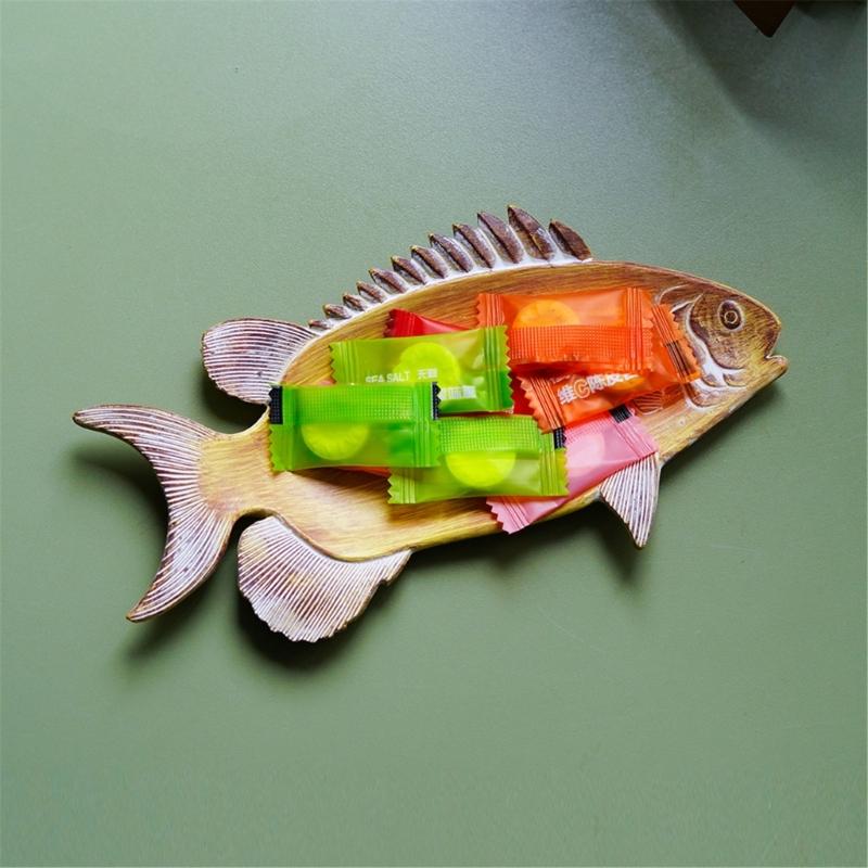 Fashionable Jewelry Sorting Tray Household Accessories Organizer Stylish Fish Shaped Accessory Holder for Home Use