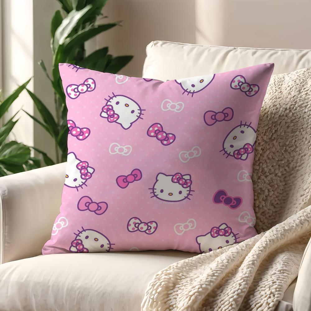 Cute Hello KKitty cushion cover For Pillow Printing Sofa Decoration Home Car Room Coffee Shop Office Nordic Simplicity