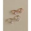 [4Xtyle] [925 Silver] Catcher Cubic Earrings E 136