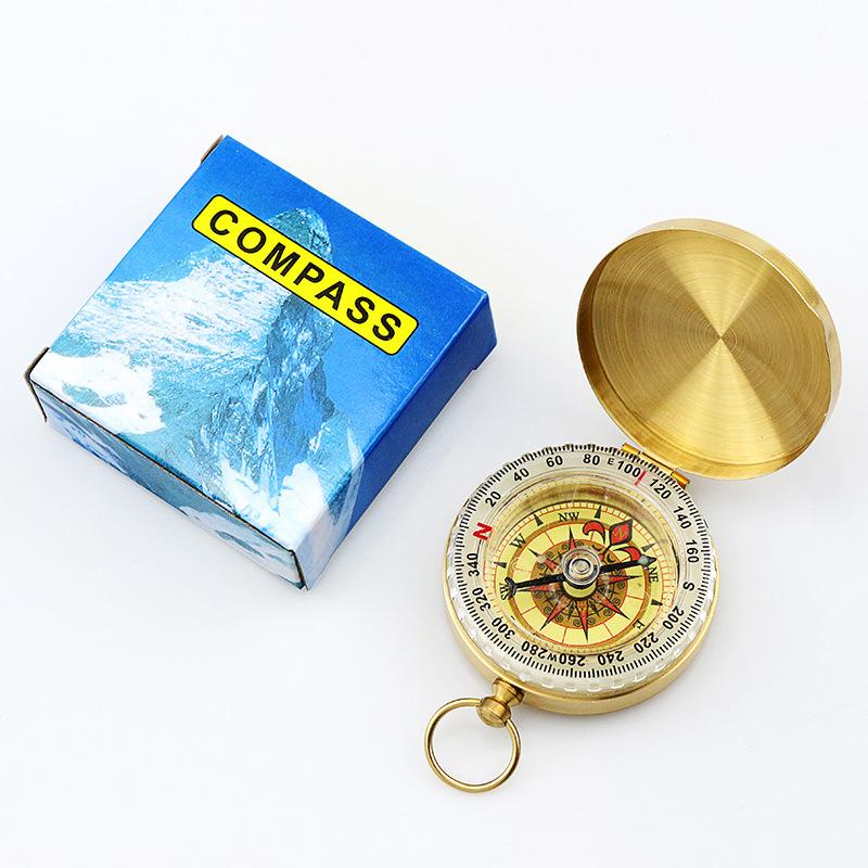 Handheld Compass Pocket Watch Compass Navigation Outdoor Camping Pointing Guides