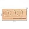Solid Wood Necklace & Bracelet Display Tray - DIY Design, Beading, Handmade Template Holder