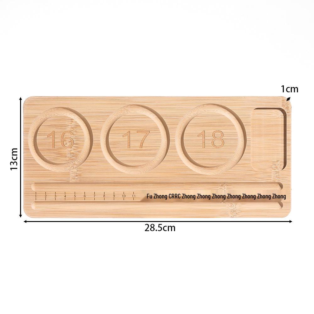 Solid Wood Necklace & Bracelet Display Tray - DIY Design, Beading, Handmade Template Holder