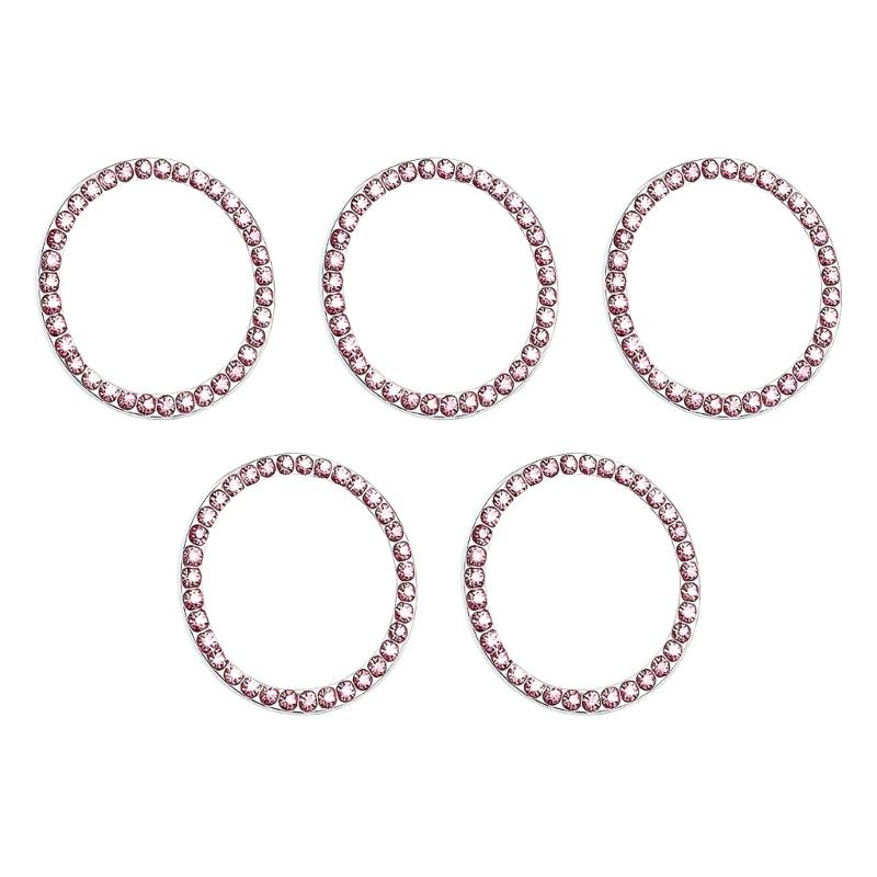Sparkling Automotive Ignitions Switches Decors Elastic Clip On Designs Decorative Suitable for Most Vehicles