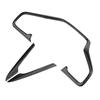 3pcs Carbon     Car Steering Wheel Frame Cover Trim Fit for     10th 16-18