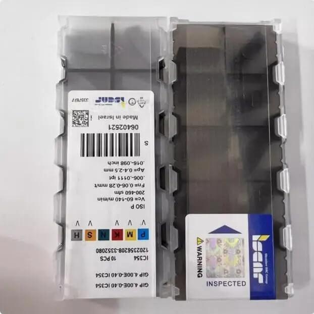 

ISCAR / GIP4.00E-0.40 IC354 /Industrial indexable Carbide Inserts 10 PCS