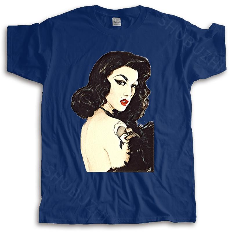 

summer tshirt men brand teeshirt fashion Violet Chachki design men T shirt creative cotton tshirt for boys Homme Black Tshirt S