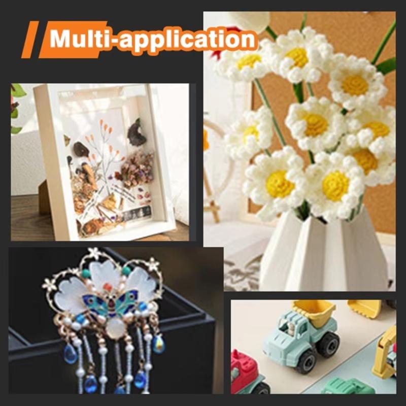 Portable Hot Glues Applicator Battery Powered Handheld Adhesive Glues Guns for Home DIY Projects 7mm Compatible