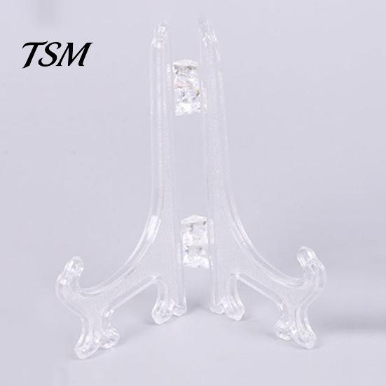 Picture Frame Display Plate Rack Safe Wide Application Triangle Structure Dish Portable Easels Holder for Hotel Kitchen Easel