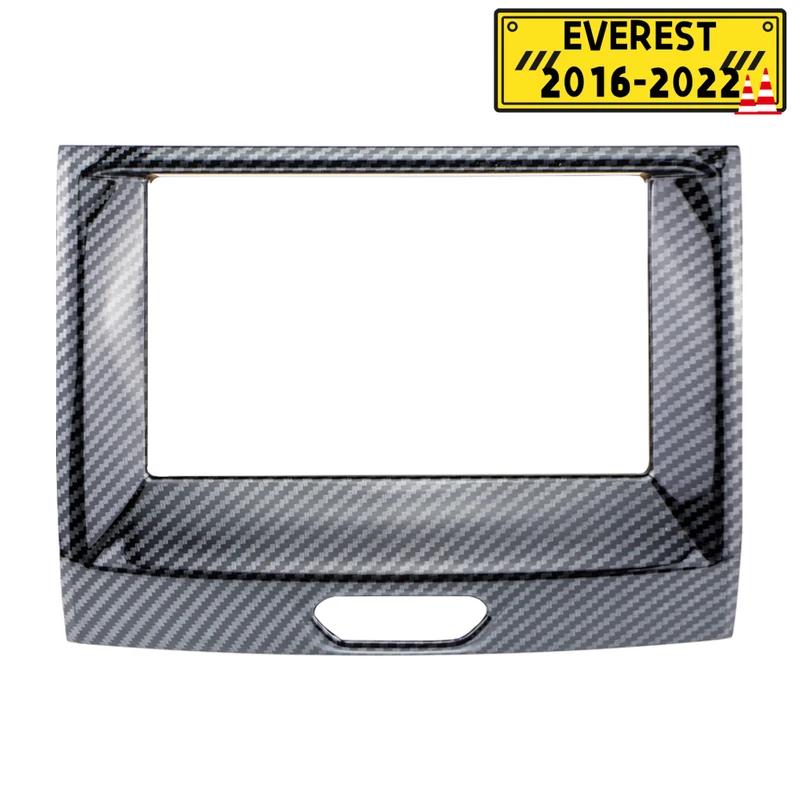 

Carbon Fiber Car Center Navigation Panel Frame Cover for Ford Ranger Everest Endeavour 2015 - 2020 Decoration Accessories S
