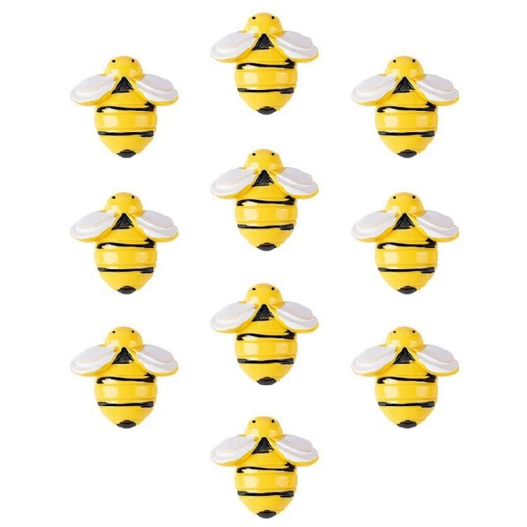 Hairhoop Brooch Appliques Cartoon Honeybee/Ladybugs Flatback Sticker for Handmade Headbands Craft Project Hairclip Decors