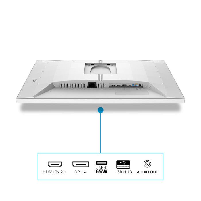 Moniteur Gaming - PHILIPS - Evnia 5000 - 27" - 4K Ultra HD - 1ms - Blanc