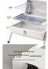 Smokeless Outdoor Double-Sided Portable BBQ Grill and Chimney Stove