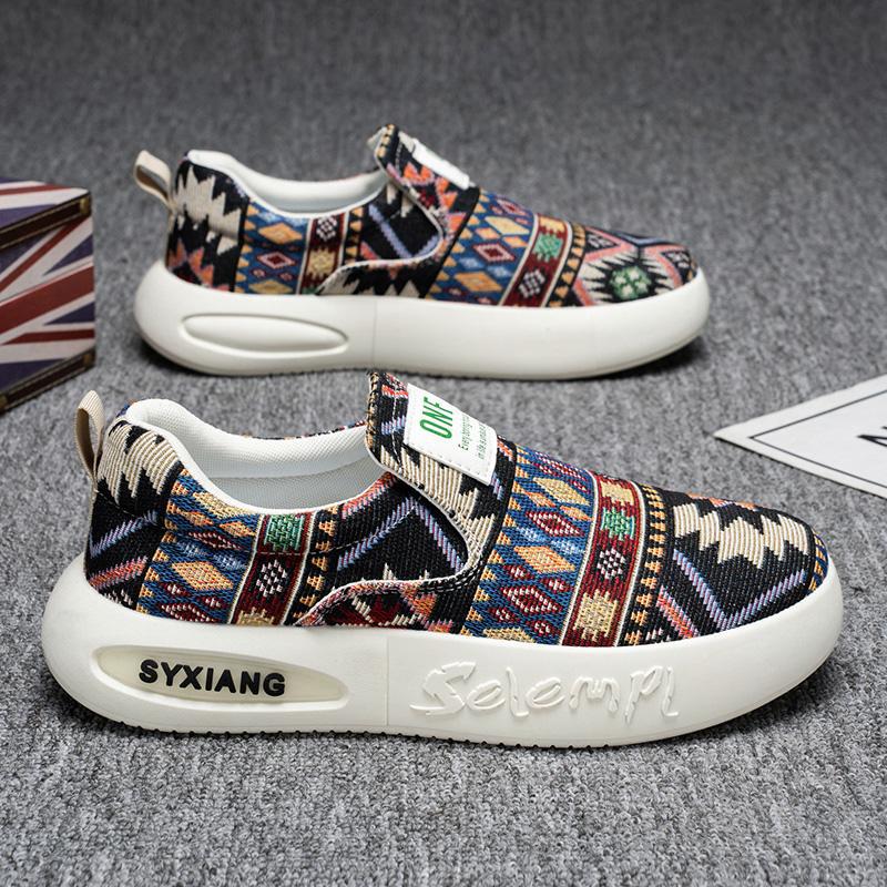 

Кеды мужские обувь нишевый трендовый бренд спортивные дышащие кеды на мягкой подошве слипоны повседневные лоферы 2025 лето 39 чёрный