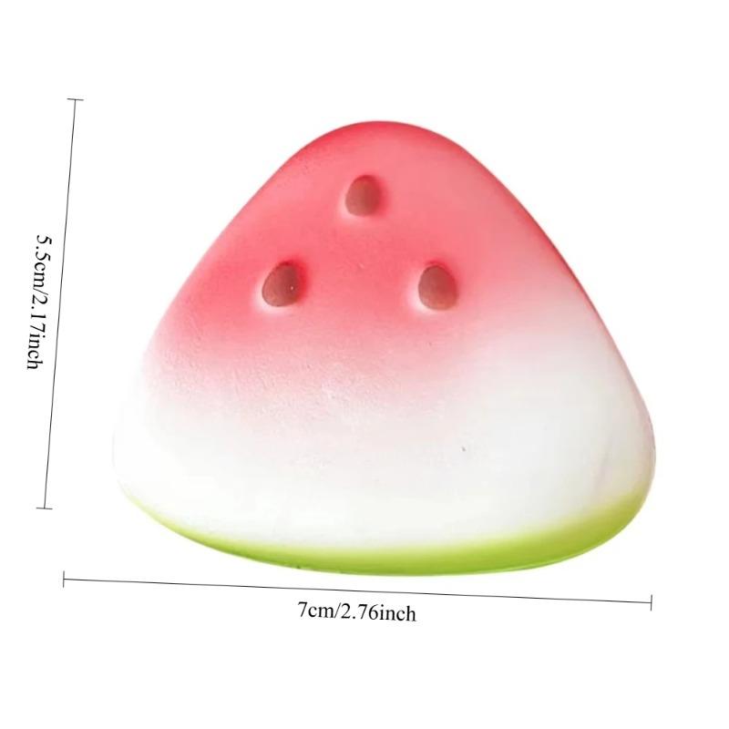 Squishy Watermelon Fidget Toy Anti-Stress Slow Rising Fruit Pinch Squeeze Stress Reliever Funny Pressure Reducer Prop