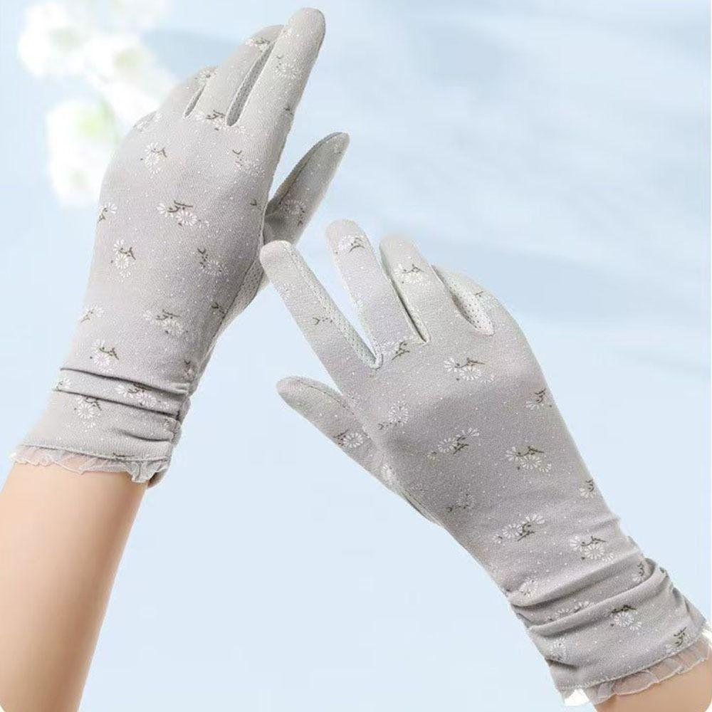 Breathable Women's Summer Gloves Mid-length Sleeve Cycling DrivingGloves Dress-Up Accessories